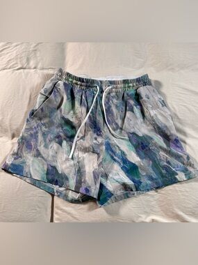 Lululemon Athletica Men’s Swimming Trunks Paint Swirl Small 5” Pre Owned